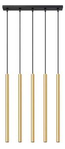 Sollux SL.1198 - Luster na lanku PASTELO 5xG9/8W/230V zlatá