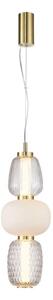 LED Luster na lanku CARO LED/28W/230V zlatá