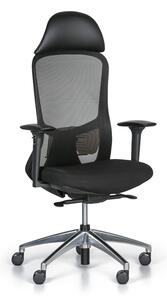 Kancelárska stolička SEAT, čierna