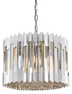 Krištáľový luster na reťazi RITZ 7xE14/40W/230V chróm