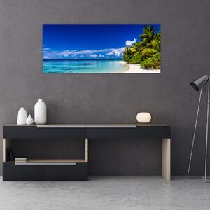 Obraz tropickej pláže (120x50 cm)