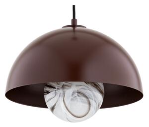 Argon 8444 - Luster na lanku PIAVA 1xE14/7W/230V alabaster hnedá