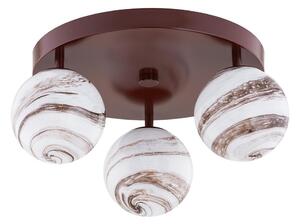 Argon 6292 - Stropné svietidlo FABIO 3xE14/7W/230V alabaster hnedá