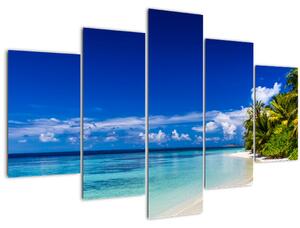Obraz tropickej pláže (150x105 cm)