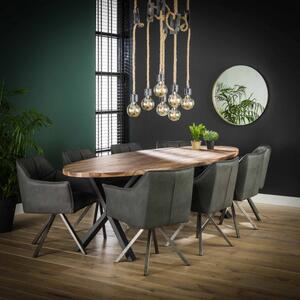 Jedálenský stôl 20-44 270x110cm Drevo Saja natural-Komfort-nábytok