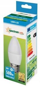 Spectrum LED LED žiarovka E-27 230V 6W studená biela