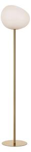 Foscarini Gregg media stojaca lampa, 151 cm, zlatá