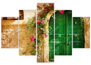 Obraz starých dverí (150x105 cm)