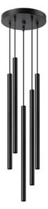 Sollux SL.1176 - Luster na lanku PASTELO 5xG9/8W/230V čierna
