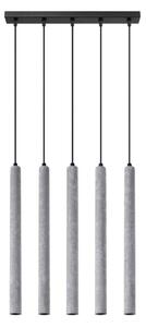 Sollux SL.1274 - Luster na lanku PASTELO 5xG9/8W/230V betón