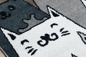 Dywany Łuszczów Detský kusový koberec Fun Gatti Cats multi - 80x150 cm