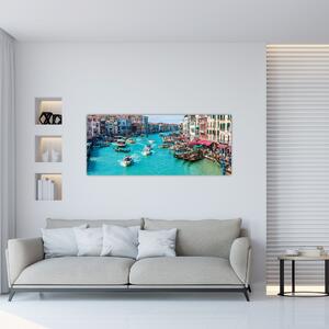 Obraz - Canal Grande, Benátky, Taliansko (120x50 cm)