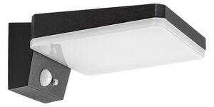 Rabalux 77078 - LED solárne nástenné svietidlo LASSET LED/4,4W/3,7V IP54 čierne