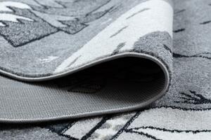 Detský kusový koberec Fun Indian grey - 160x220 cm