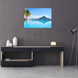 Obraz - Bora-Bora, Francúzska Polynézia (70x50 cm)