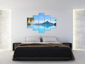 Obraz - Bora-Bora, Francúzska Polynézia (150x105 cm)