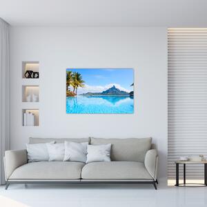 Obraz - Bora-Bora, Francúzska Polynézia (90x60 cm)