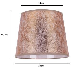 Duolla - Tienidlo k stolnej lampe CLASSIC M E27 pr. 24 cm medená