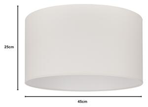 Duolla - Tienidlo univerzálne ROLLER E27 pr. 45 cm krémová