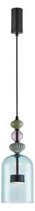 LED Luster na lanku ARTE LED/12W/230V pr. 16 cm čierna