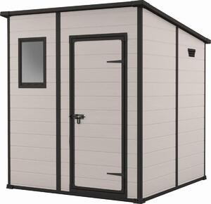 KETER Manor Pent Záhradný Domček 6X6 185 X 200 X 185 cm Béžový 255142