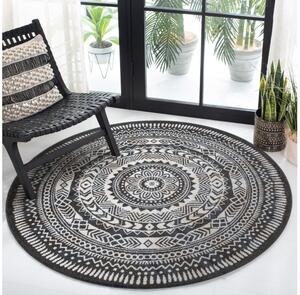 Dywany Łuszczów Kusový koberec Napkin black kruh - 200x200 (priemer) kruh cm