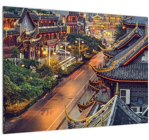Obraz - Qintai Road, Čcheng-tu, Čína (70x50 cm)