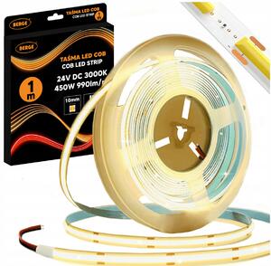 BERGE LED pásik COB Neon 24V - 480D - 9W/m - IP20 - 1m - 990lm - teplá farba
