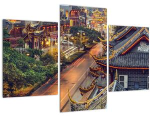 Obraz - Qintai Road, Čcheng-tu, Čína (90x60 cm)