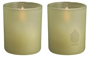 Sklo Svetlo 2-pack 6x7 cm Light Green Leaf - Uyuni Lighting
