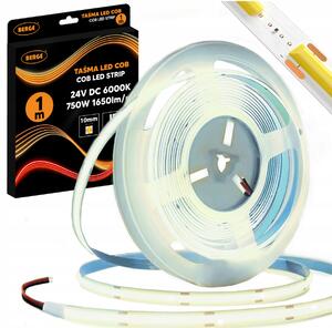 BERGE LED pásik COB Neon 24V - 528D - 15W/m - IP20 - 1650lm - 1m - studená farba