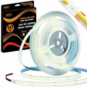 BERGE LED pásik COB Neon 24V - 528D - 15W/m - IP20 - 1650lm - 50m - studená farba