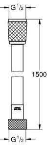 Grohe Relexaflex - Sprchová hadica 1500, biela 28151L01