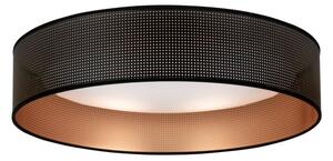 Duolla - LED Stropné svietidlo ROLLER LED/24W/230V pr. 45 cm čierna/medená