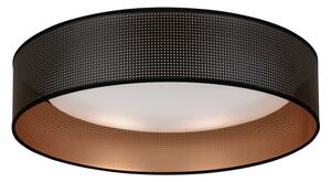 Duolla - LED Stropné svietidlo ROLLER LED/24W/230V pr. 45 cm čierna/medená