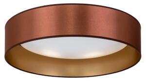 Duolla - LED Stropné svietidlo ROLLER LED/24W/230V pr. 45 cm medená/zlatá