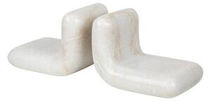Tom Dixon - Stone Bookends 2 pcs. Socha White