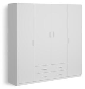 Šatníková skriňa Mupo 200x200x51 - biela