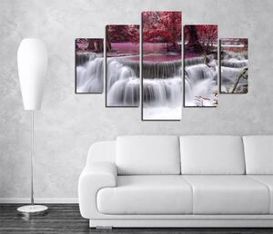 Hanah Home Viacdielny obraz Vodopád 92 x 56 cm