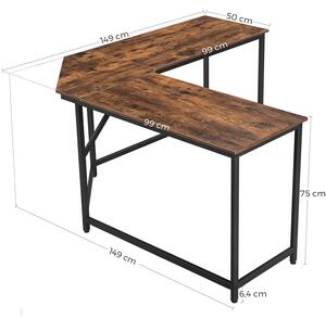 PreHouse Počítačový stôl - LWD73X