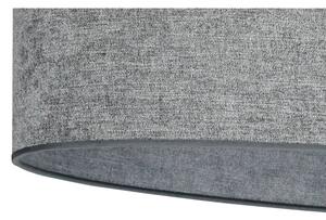 Duolla - Prisadený luster OVAL 1xE27/15W/230V šedá