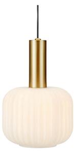 Markslöjd - Sober Závěsná Lampa Small Brushed Brass/White