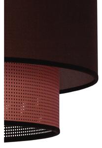 Duolla - Luster na lanku COPPER SHINY 1xE27/15W/230V pr. 45 cm hnedá/medená