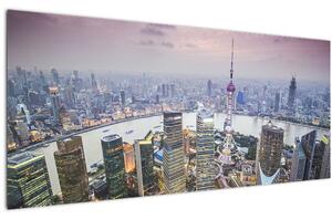 Obraz - Shanghai, Čína (120x50 cm)