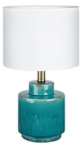 Markslöjd - Cous Stolová Lampa Antique Brass Blue/White