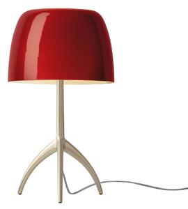 Foscarini Lumiere piccola krémová/červená stmieva