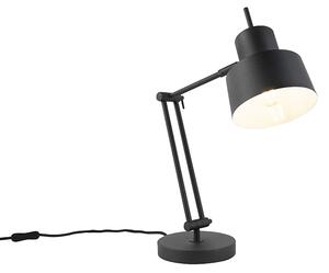 Retro stolová lampa čierna - Chappie