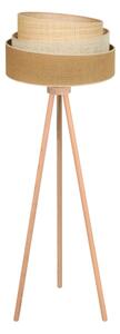 Duolla - Stojacia lampa YUTE TRIO 1xE27/15W/230V pr. 45 cm hnedá/šedá/béžová