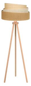 Duolla - Stojacia lampa YUTE TRIO 1xE27/15W/230V pr. 45 cm hnedá/šedá/béžová
