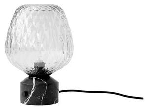 &Tradition - Blown SW6 Stolová Lampa Nero Marquina & Silver Lustre